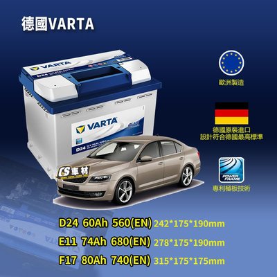 CS車材 - VARTA 華達電池 SKODA 斯哥達 Kodiaq/OCTAVIA/SUPERB/YETI 非韓製