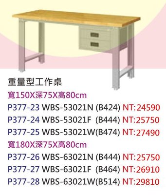 【進日興家具】P377-28 工作桌(重量型／兩格拉抽／兩款尺寸＋三款桌面) 台南。高雄。屏東 傢俱宅配