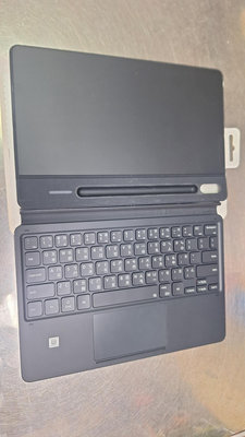 SAMSUNG 原廠 Galaxy Tab S7+ / S8+ 書本式鍵盤皮套 - 黑 (EF-DT970)