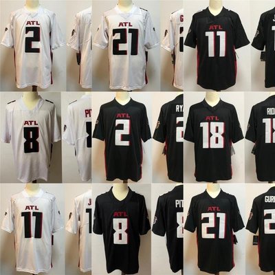 熱銷 21新款獵鷹隊橄欖球球服 2#8#11#18#21#傳奇二代NFL球衣 外貿貨源 可開發票