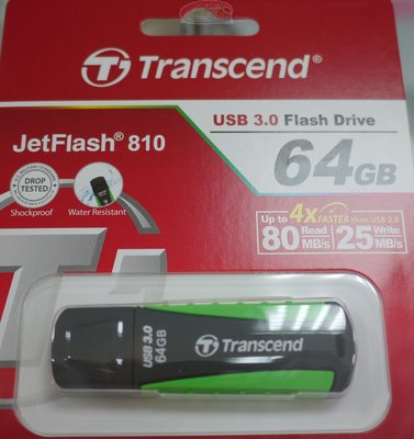 小青蛙數位 創見 Transcend JetFlash 810 64G USB 隨身碟