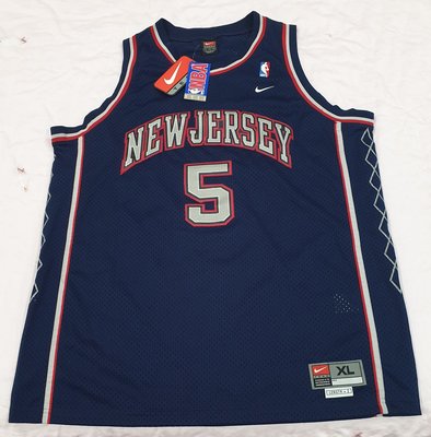 Nike New Jersey Nets Jason Kidd Swingman Jersey 籃網 復古 洞洞 球衣
