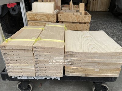 《高豐木業》植栽木板 SPF木板 一面刨光 40x14x1.8cm 鹿角蕨 蕨類植物 木板，台南木材專賣店
