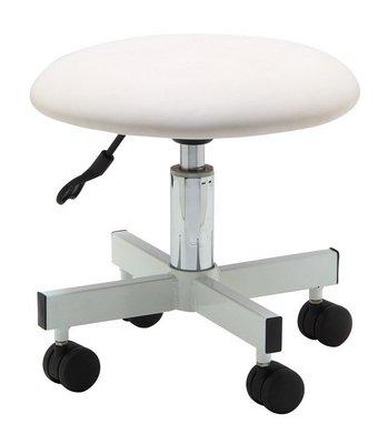 免運費!!!《SalonPlanet沙龍之星》多功能升降矮凳（白色）有輪子可調高低/吧台椅