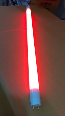奇霖國際科技--2尺 7W 神桌 紅色 T8 LED 燈管-- 客製化燈管--進化版