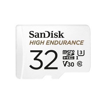 『e電匠倉』SanDisk 高耐久度 影片監控 專用 microSDXC UHS-1 記憶卡 32GB 公司貨