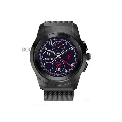 手錶配件 錶帶MyKronoz ZeTime 智能手表帶 硅膠不銹鋼真皮腕帶男款44mm表盤