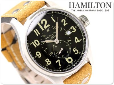 HAMILTON 漢米爾頓 手錶 Khaki Officer 44mm 機械錶 瑞士製 男錶 中性錶 H70655733