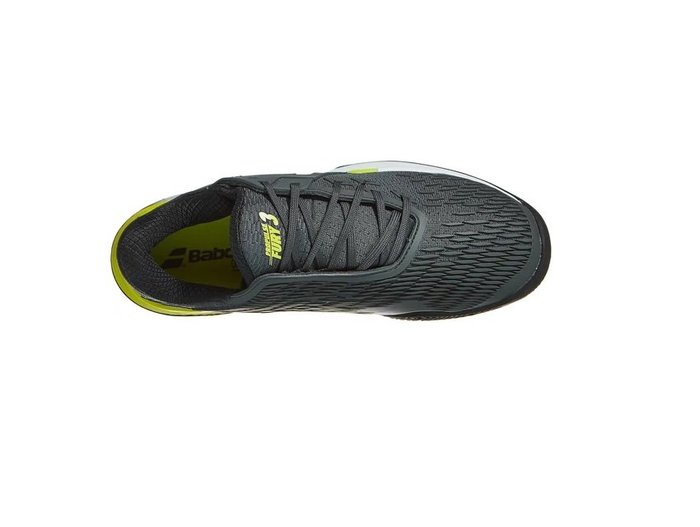 【曼森體育】Babolat 男 網球鞋 Propulse Fury 3 Clay 選手穿著頂級款 灰黃 微寬楦