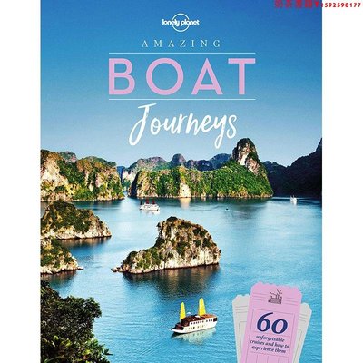 【預售】 Amazing Boat Journeys 1 奇妙的乘船旅行1 Lonely Planet 60次水上冒險探索線路規劃旅游書籍·奶茶書籍