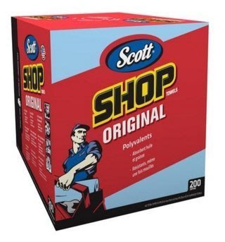 (漾霓)-代購~2盒優惠~金百利 Scott Shop Towel 強韌萬用紙抹布 盒裝200抽-112008(代購商品