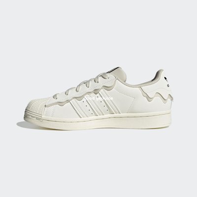 Adidas Originals Superstar 白色 貝殼頭 奶油底低幫休閒板鞋 GW4441 女鞋