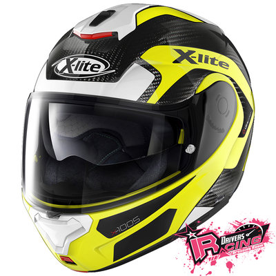 ♚賽車手的試衣間♚ X-Lite® X-1005 Ultra Carbon Fiery Y/W 可樂帽 安全帽