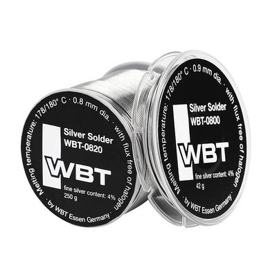 全新正品 德國 WBT-0820/0800 含銀4%焊錫 0