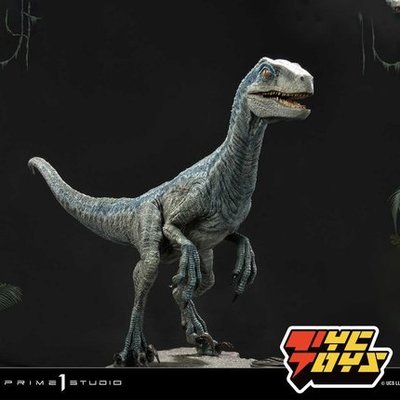 全館免運 到貨 Prime1Studio 侏羅紀公園 Blue 布魯 恐龍雕像 可開發票