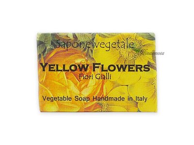 義大利 Alchimia 阿奇米亞 草本橙花手工香皂 Yellow Flowers 125g 可搭medimix