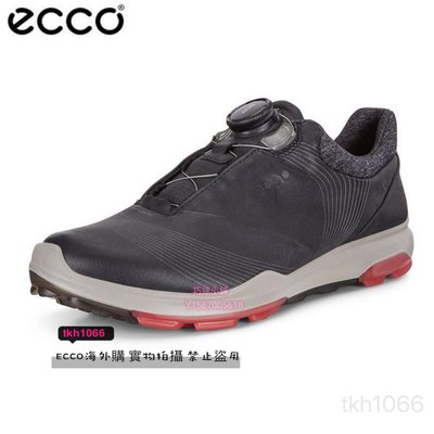 【巧緣小鋪】出清特賣ECCO愛步高爾夫球鞋 女子BIOM健步混合3系列高爾夫女鞋旋鈕Golf 女鞋黑紅35-40