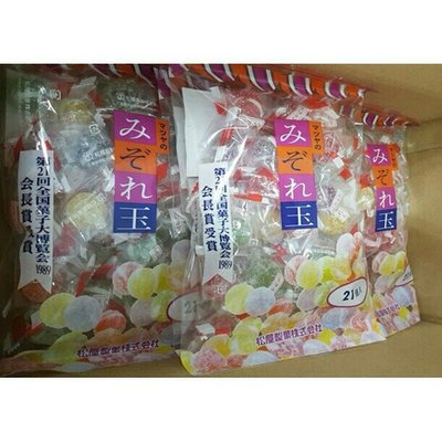 日本進口  松屋  6味大玉糖200g 柑仔糖