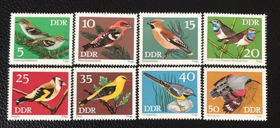 【二手】1972年德國鳴禽郵票新8全 國外郵票 票據 收藏幣【雅藏館】-968