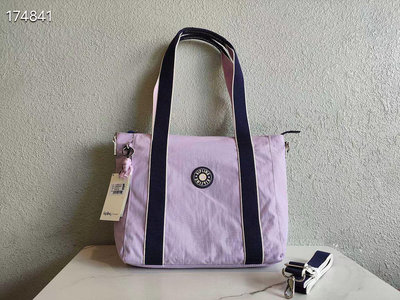 Kipling 猴子包 KI6332 粉紫拼色 托特包 多夾層輕量手提包 斜背包 多功能 肩背包 購物包 運動包 媽媽包 休閒 時尚 防水
