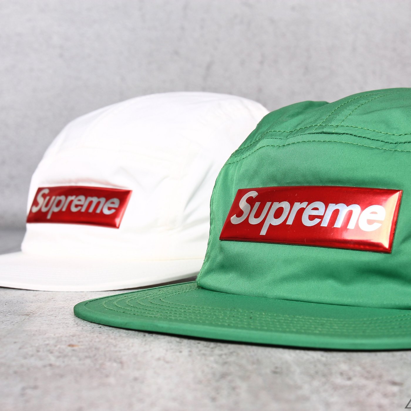 HYDRA】Supreme Liquid Metal Camp Cap 立體Box Logo 五分割【SUP131