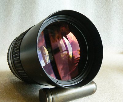 【悠悠山河】少見東蔡大光圈 酒紅膜 Nikon直上--Carl Zeiss Jena 135mm F2.8 MC 鏡片美
