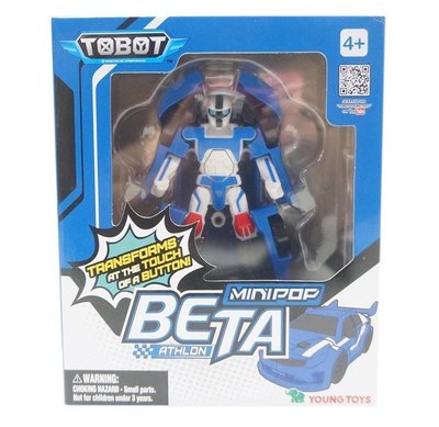 佳佳玩具 ---- 正版授權 MINI TOBOT 迷你 機器戰士 BETA ENG  變型機器人【053091647】