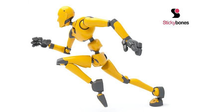 現貨 可出貨 STICKYBONES 美術素體 人體模型 玩具 日本人偶 關節可動 繪畫 素描 禮物 擺飾
