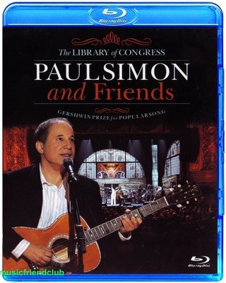 高清藍光碟 Paul Simon And Friends The Library of Congress  (藍光BD25G)