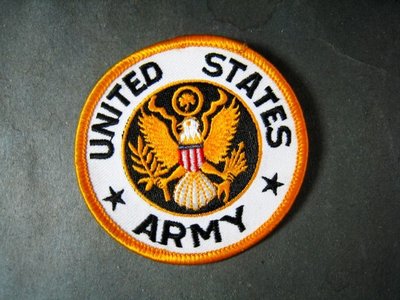 【布章。臂章】美國陸軍徽章/布章 電繡 貼布 臂章 刺繡