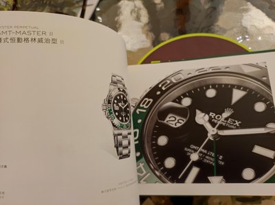 2022-23 Rolex 勞力士 原廠 型錄 瑞士 126720 左手 GMT 可樂 綠水鬼 單紅 綠面 新探 116500 陶瓷圈 tiffany OP