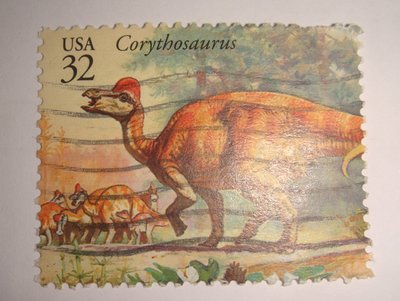 美國郵票(舊票) 恐龍 32USA 1997年