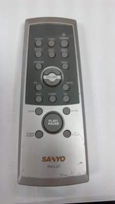 自售 SANYO 三洋 床頭音響 組合音響 遙控器 PH-LU7