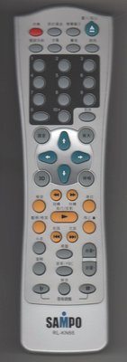 【遙控王】SAMPO聲寶DVD原廠遙控器 RL-KN66、RL-KN668、DVB-388、DVB-J25