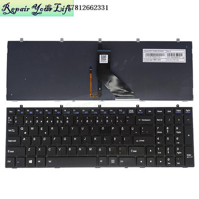 電腦零件適用 神舟 戰神K660E K590S K650C K570N K790C 筆記本鍵盤黑框TR筆電配件
