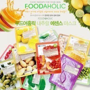 *魅力十足* 韓國 FoodAHolic 3D全頸立體面膜 多款可選