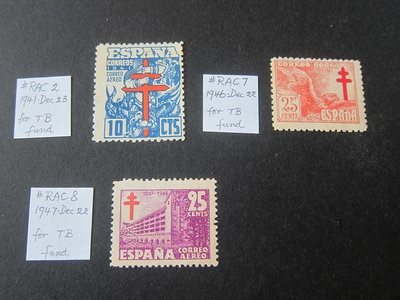 【雲品14】西班牙Spain 紅十字會,防癆,護士醫生郵票 MNG 庫號#B528 14150