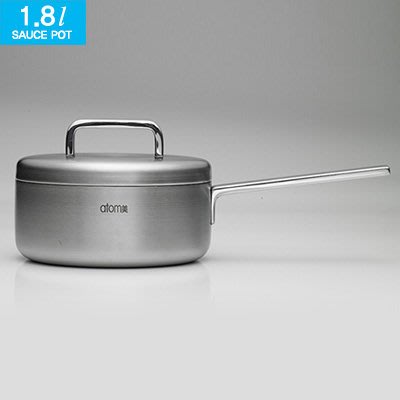 アトミAtomy艾多美 316不鏽鋼單柄鍋1.8公升