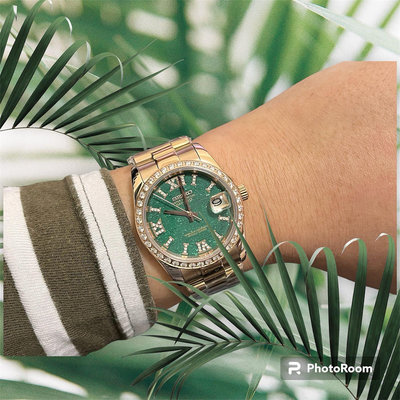 Seikomod 改裝玫瑰金鑽款DJ樣式36mm 女錶中性錶