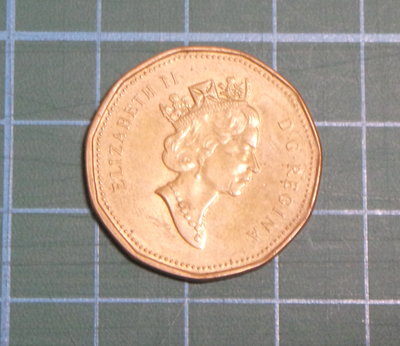 加拿大硬幣 1元加幣 1990年(保真)