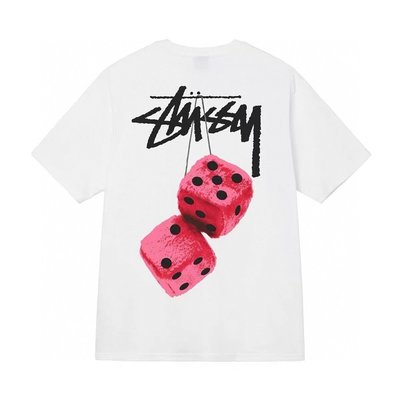 【Japan潮牌館】NIKE 22新款美式潮Stussy短袖T恤男女情侶斯圖西半袖夏季骰子花卉草莓