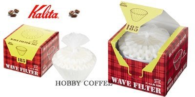【豐原哈比店面經營】日本製 KALITA 185 蛋糕型 漂白波浪咖啡濾紙 2-4人份 50入
