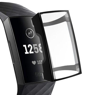+io好物/Fitbit charge3智能手表保護套可充電charge 4保護殼/效率出貨