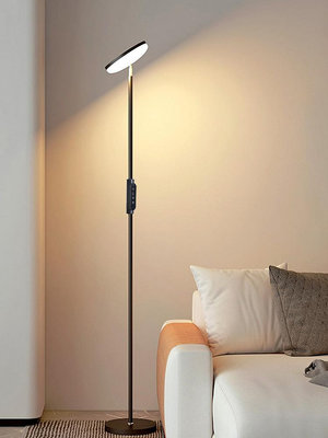 現貨:客廳落地燈LED超亮沙發邊氛圍燈北歐簡約ins臥室補光立式臺燈