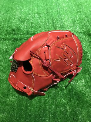 棒球世界ZETT 棒壘球手套11.5吋投手檔特價 阪神投手藤浪晉太郎MODEL紅色