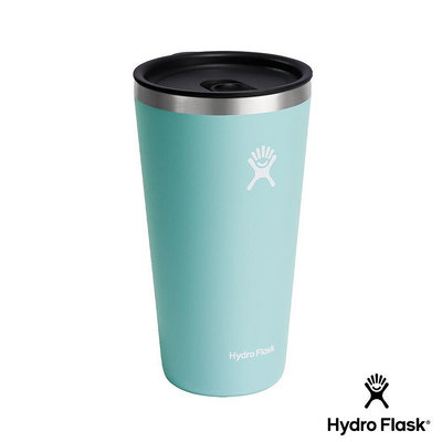【Hydro Flask】28oz 828ml 保溫隨行杯(露水綠) 滑蓋咖啡杯 保溫杯 保冷杯 保溫瓶 TUMBLER