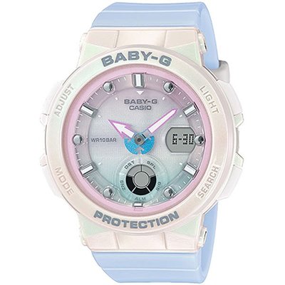 CASIO 卡西歐 BABY-G 海灘旅人雙顯手錶(BGA-250-7A3)