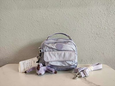 鑫森凱莉代購 Kipling  K08249 金屬紫 迷你號 輕便 多功能 斜背 手提 後背包 兒童包 預購