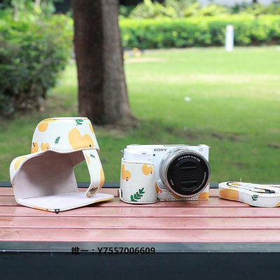 相機套適用ZVE10L皮套a5000微單相機包A5100保護殼卡通可愛包相機包