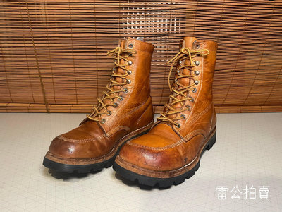 9E No brand 80s老款Vintage Boots 系列 棕色 7吋